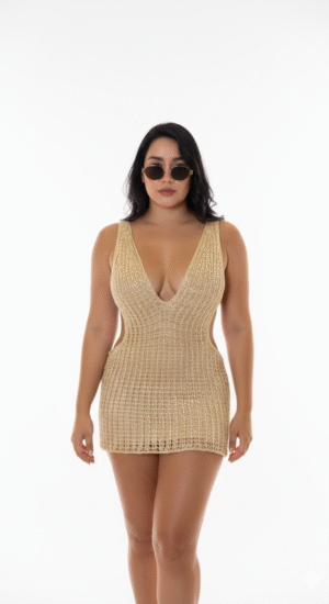 Mini Vestido Dorado